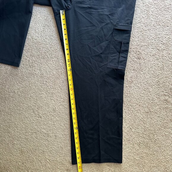 Dickies Pants Mens 42x31 High Rise Cargo Navy Blue Pockets - Picture 10 of 13